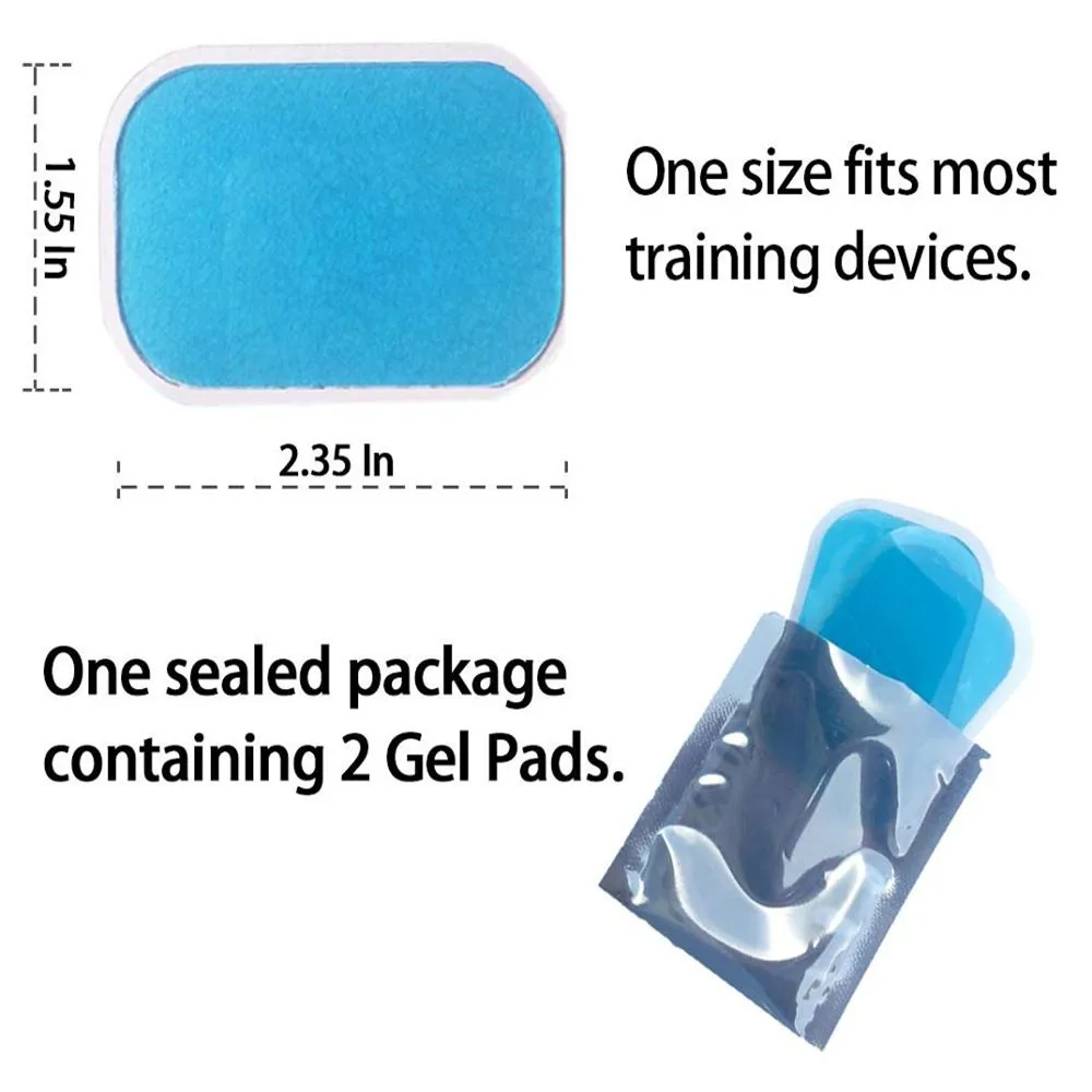 Body massager gym accessories Gel Pads for EMS Abdominal ABS Trainer Muscle Stimulator Exerciser Replacement Massager Gel Patch Fitness accessories