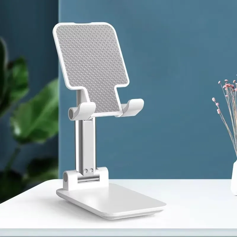Universal Foldable & Adjustable Mobile Phone Stand with Multi-Function Telescopic Design
