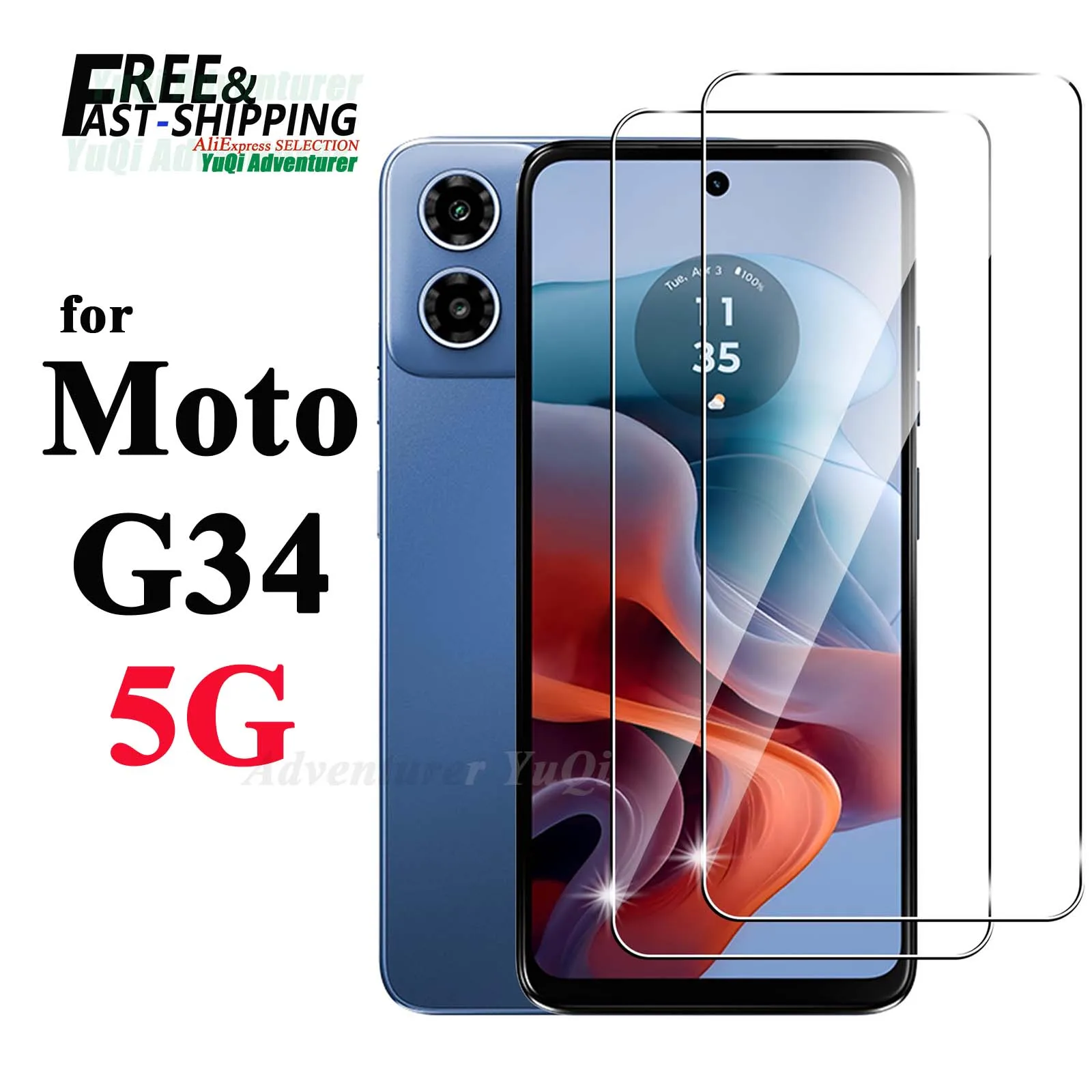 Vidrio Templado Para Motorola Moto G34 Img #2