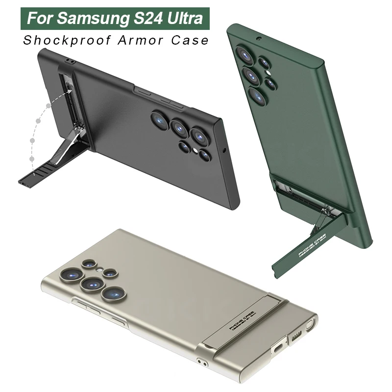 Case Stand Shockproof Protective Cover For Samsung Galaxy S24 S23 Ultra phone case phone protector cover