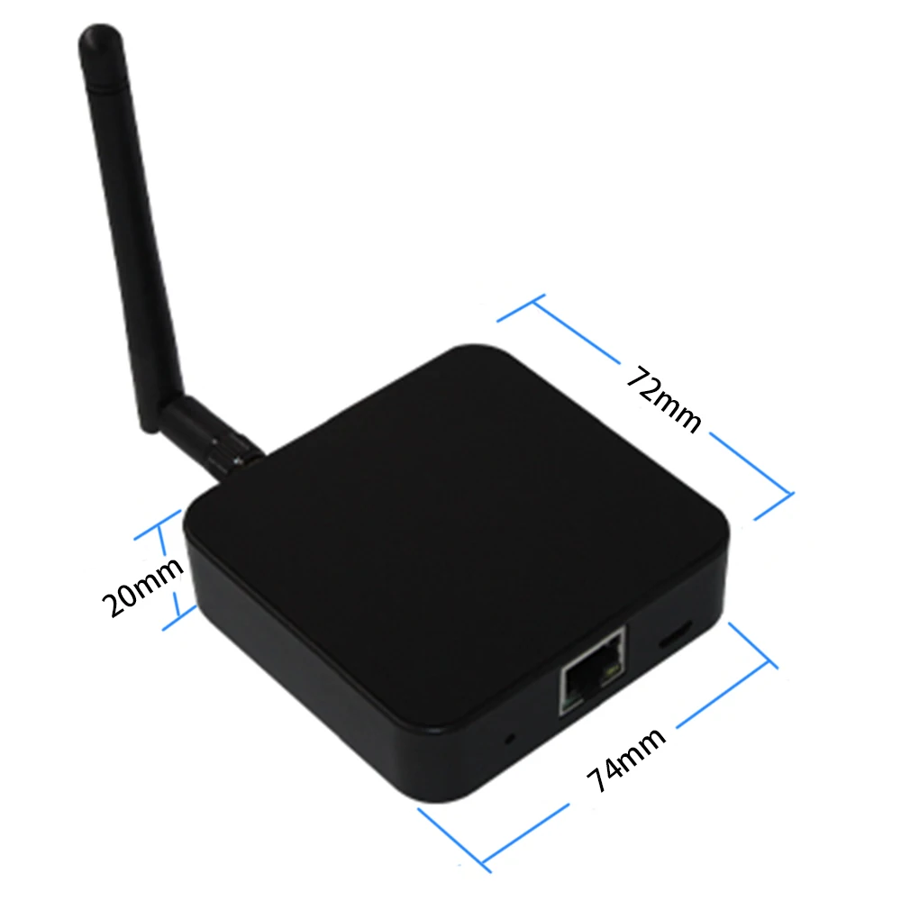 CE FCC Gateway 4 BLE to WiFi Bridge network supports Ethernet and WiFi connection