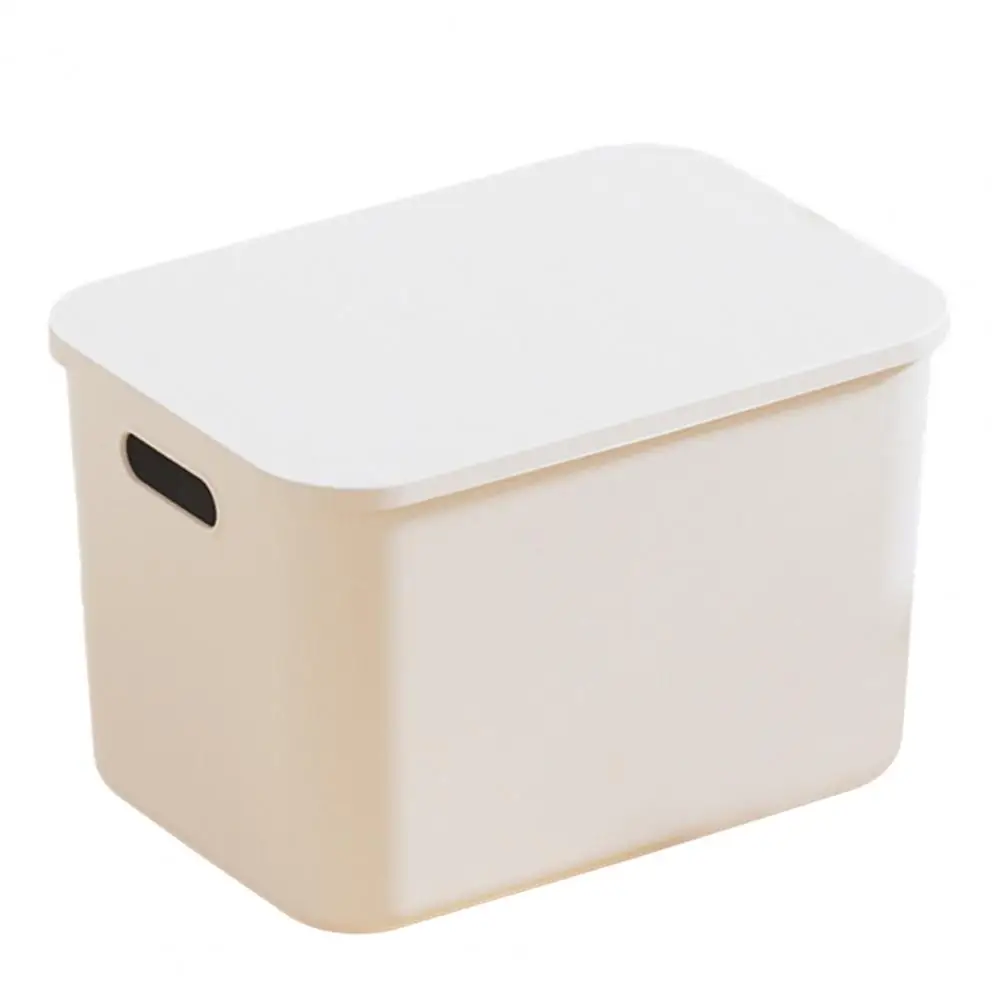 Plastic Storage Box Capacity Stackable Storage Box with Lid Handle for Makeup Toys Sundry Organization Home Office or Desktop