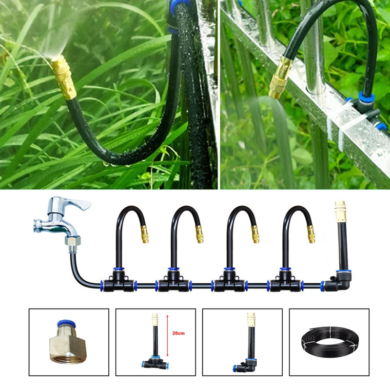 Universal Adjustable Atomizing Spray 20cm Free Bend Rotating Cooper