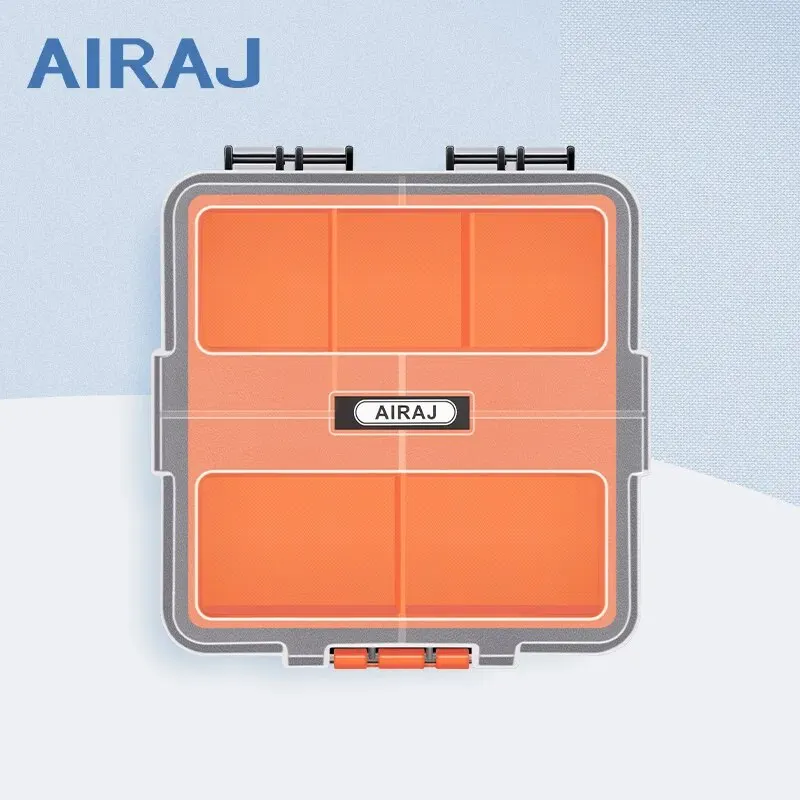 AIRAJ 부품 보관 도구 상자, 다기능 및 환경 친화적 플라스틱 소재, 내구성 나사 부품 상자