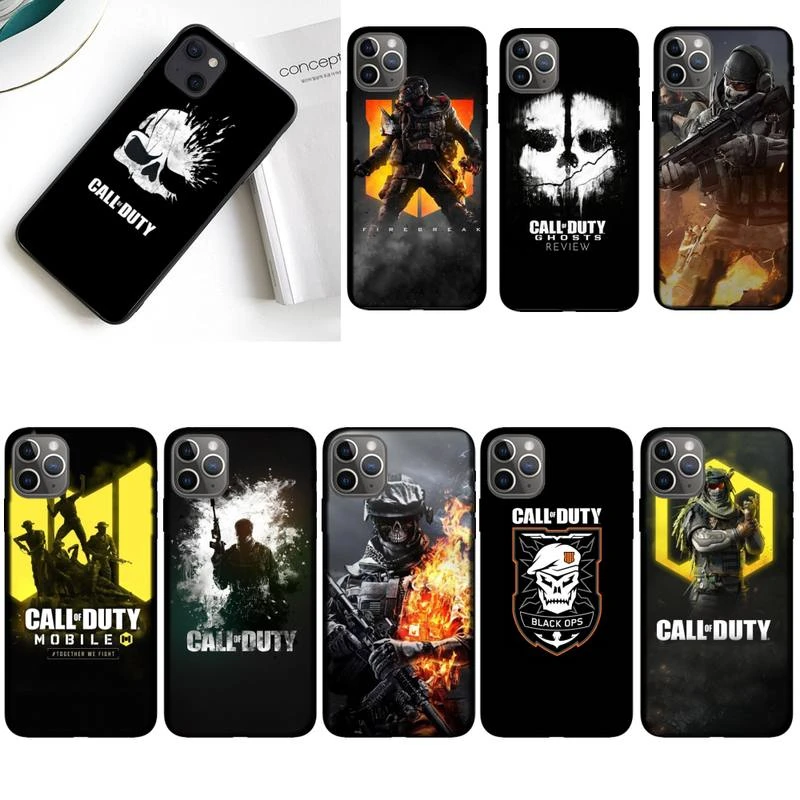 iphone xr case with card holder Call of DutyS World War II Phone Case For iPhone 11 12 Mini 13 Pro XS Max X 8 7 6s Plus 5 SE XR Shell iphone xr clear case