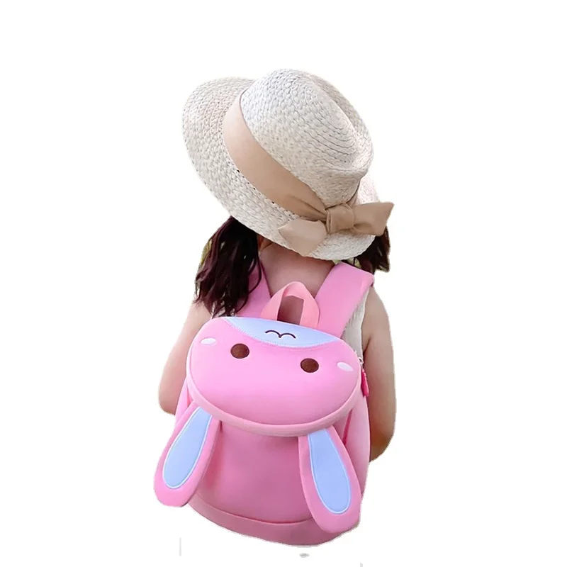 Hxl Children Backpack Travel Cute Girls' Schoolbags Kindergarten Anti-Lost cute kids plush backpack children school bags 3d cartoon animal kindergarten boys girls schoolbags mini bookbag small backpack