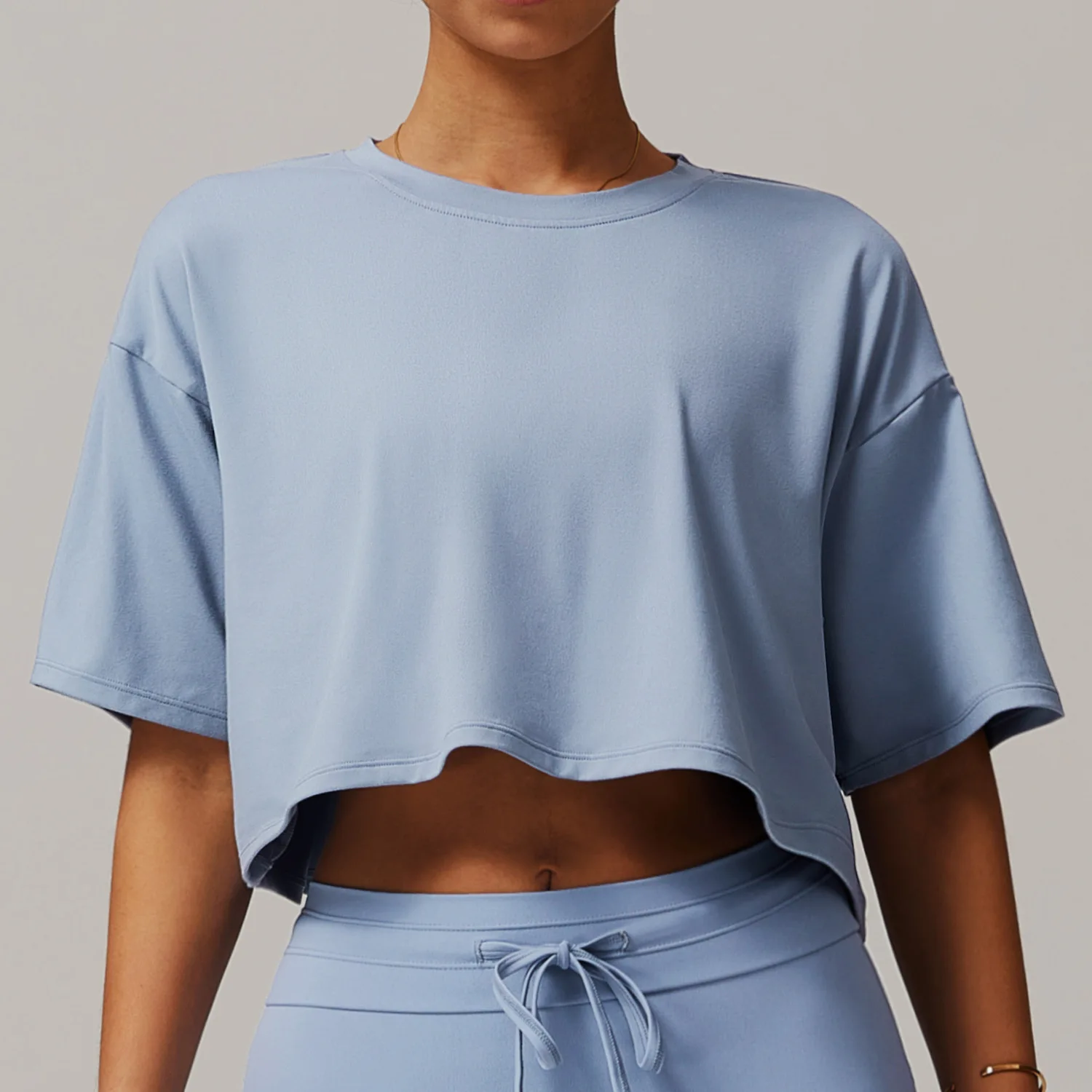 Yoga Shirts Women Crop Top Quick Drying Women Yoga T-shirt Sports Fitness Running Gym Clothes Push Up Workout