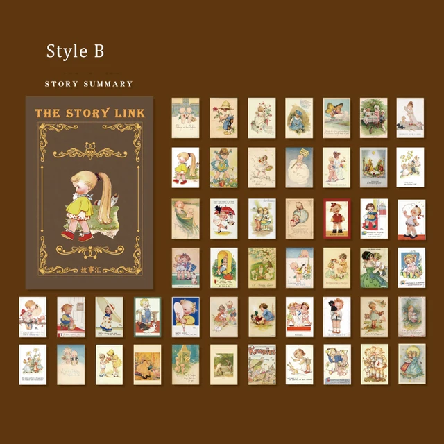 Mr.paper 12 Design Memo Pad Loose Leaf Retro Style Medieval Box Writing Label Office Accessory Stationery School Supplie B