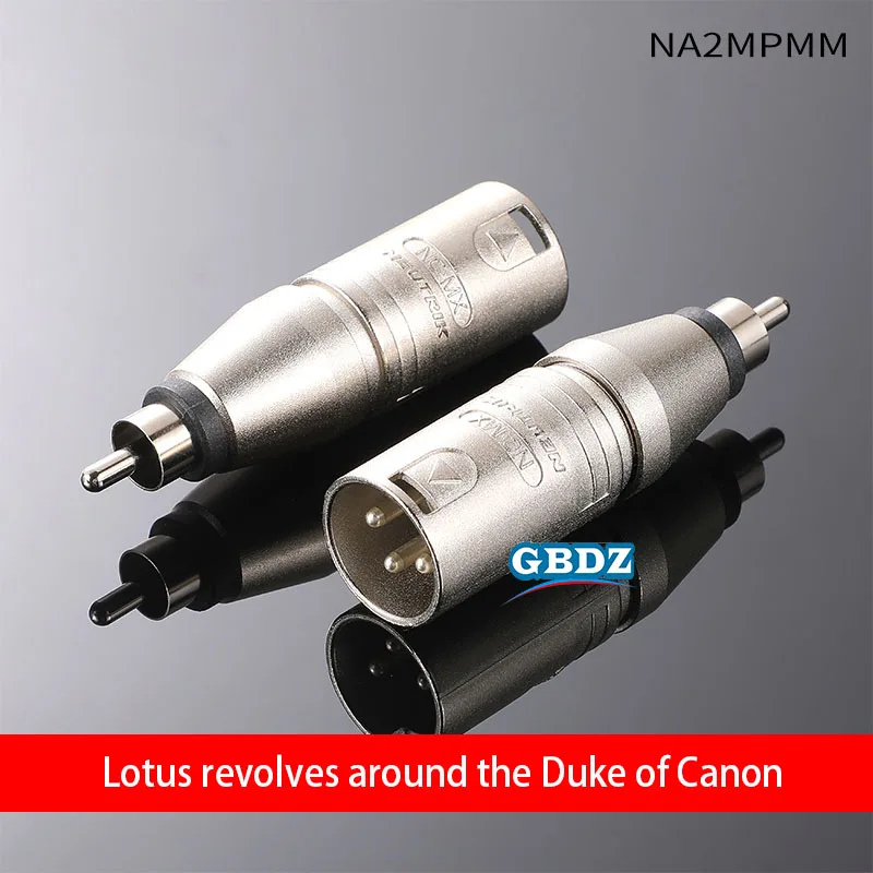 NEUTRIK XLR 3-Pin Buchse auf RCA /6,35mm Stecker Audio-Adapter, Symmetrischer XLR/TRS/RCA-Schnittstellen-Konverter – Detail 13