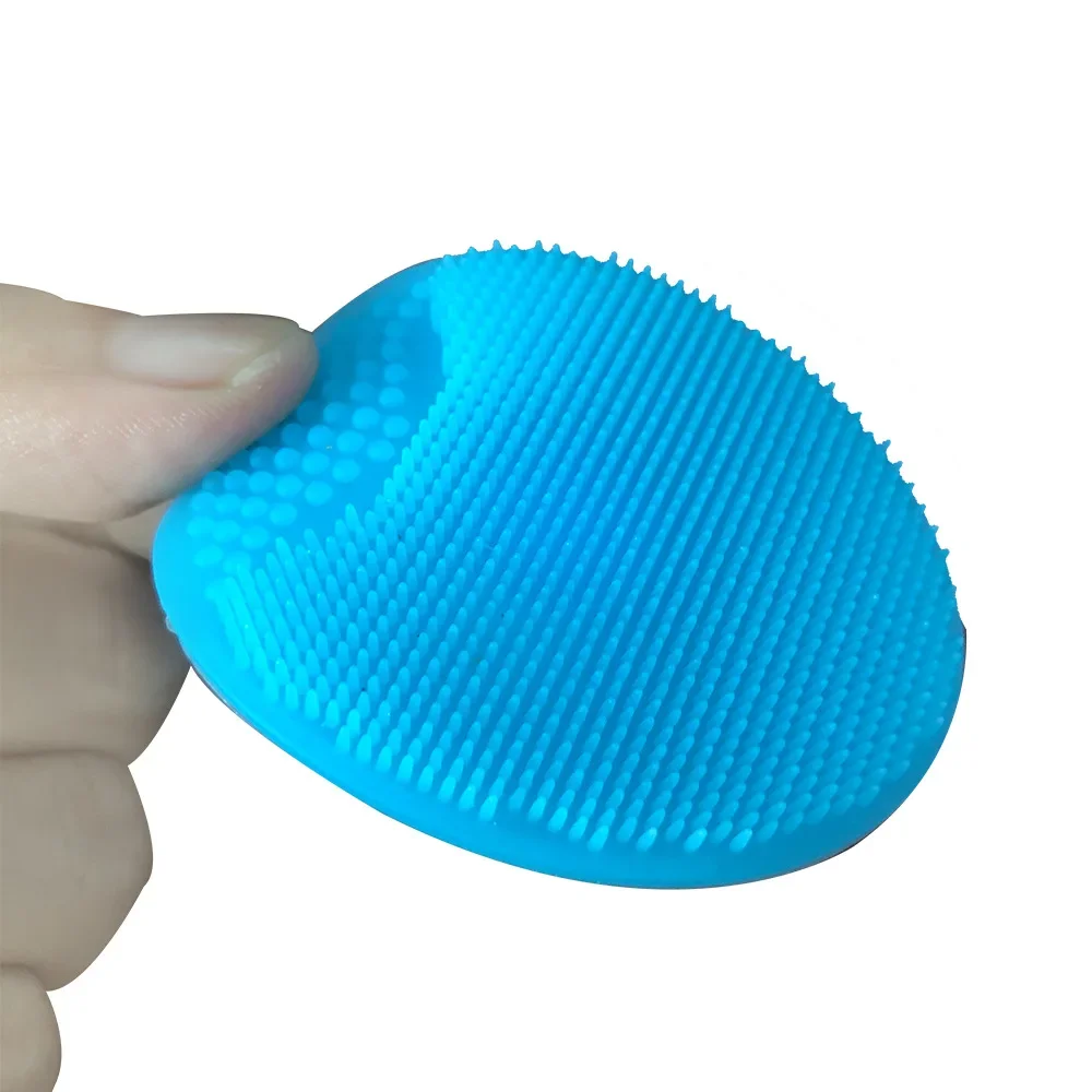 Soft Silicone Kids Children Shower Brush Head Hair Washing Massage Bath Brushes Face Exfoliating Lifting Massage Skin Care Tool