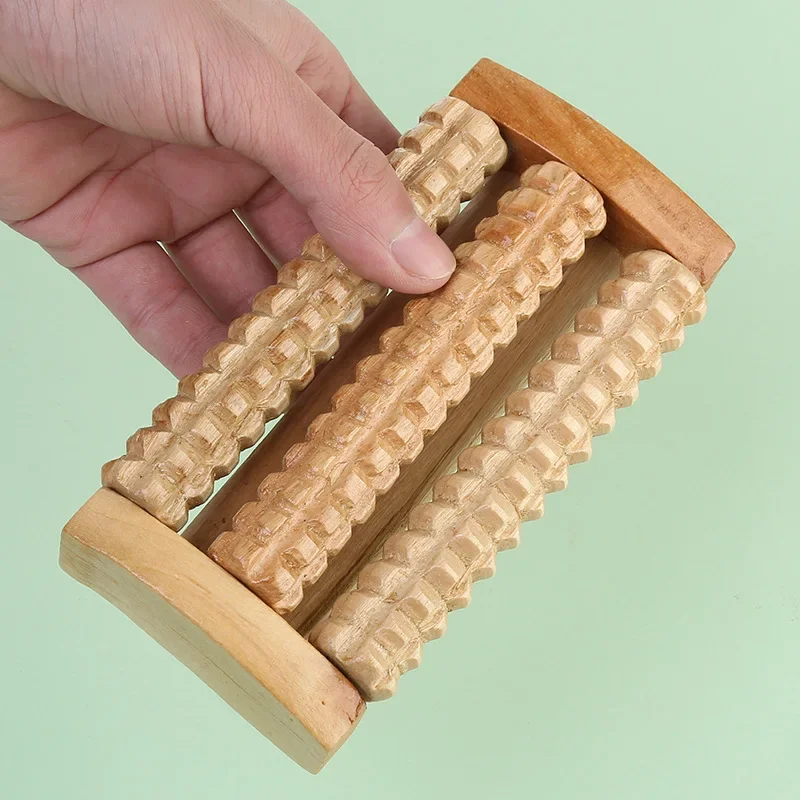 Wooden Foot Roller Wood Care Massage Reflexology Relax Relief Massager Spa Gift Feet Massage Shiatsu Massager Body Care