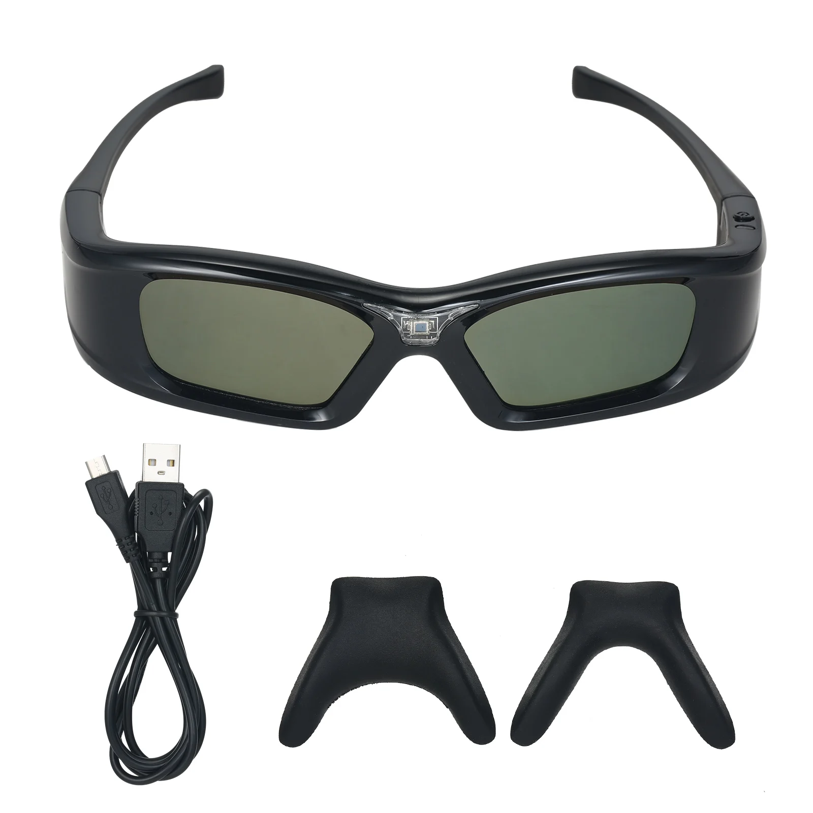 1piece GL410 3D Glasses for Projector Full HD Active DLP Link for Optama Acer BenQ ViewSonic Sharp Dell DLP Link Projectors