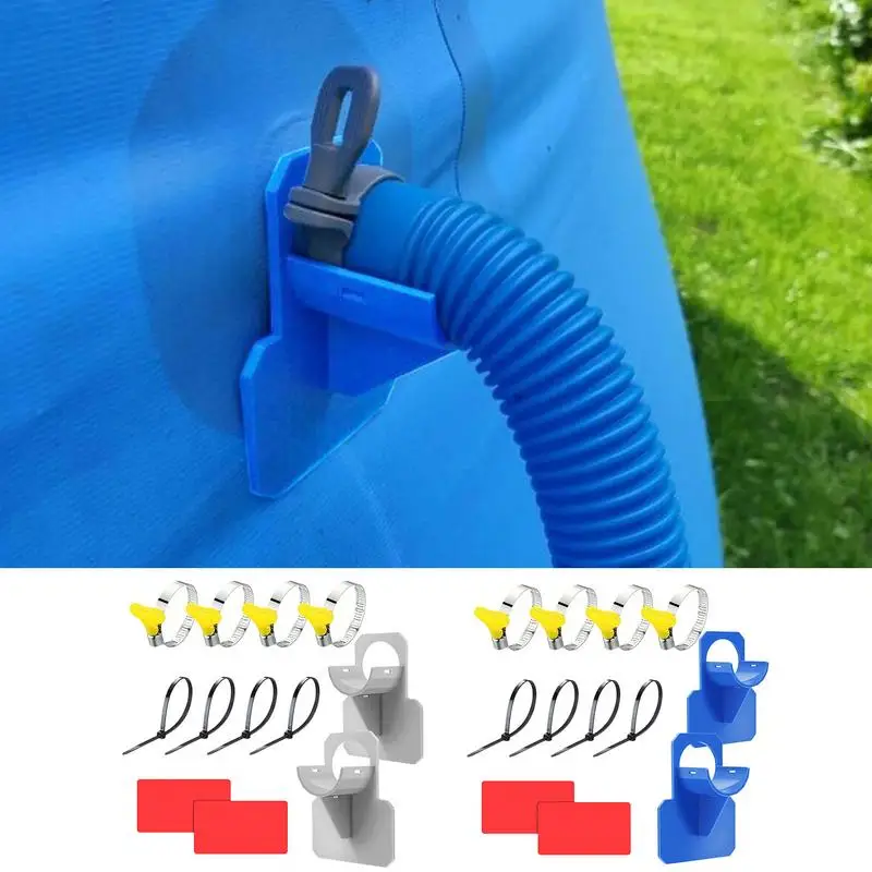 

Swimming Pool Pipe Holder Support Incoming Outlet Water Pool Pipe Cable Tie Fixing Support Ground Hose Install Pool Accessories