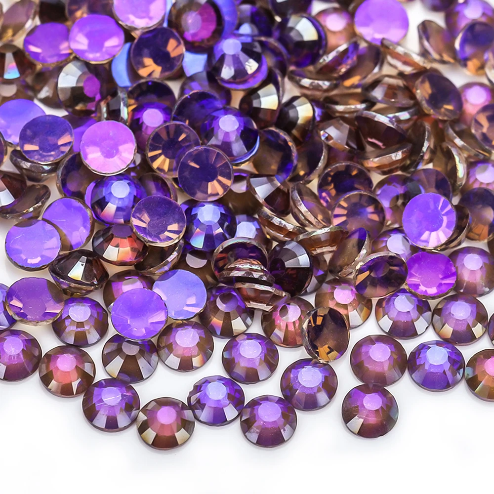 Fluorescent Glitter Neon Rhinestones for DIY Nail Art and Fashion Accessories