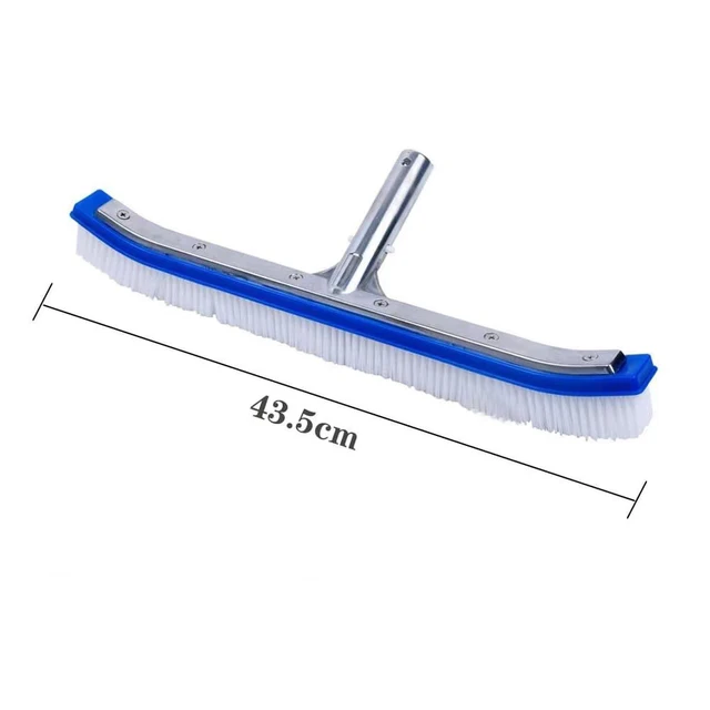 Úszómedence Gyógyfürdő Alumínium Fogantyú Tisztító Kefe Fejét Seprű Hajlító Szerszám Algák Eltávolító Berendezés - Image 3