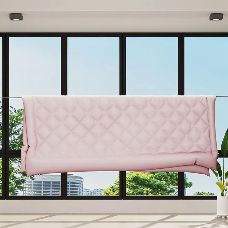 Invisible Clothesline Indoor Without Hole-Punching Shrinkage Wire Clothes Drying Artifact Bathroom Balcony Telescopic Hanging