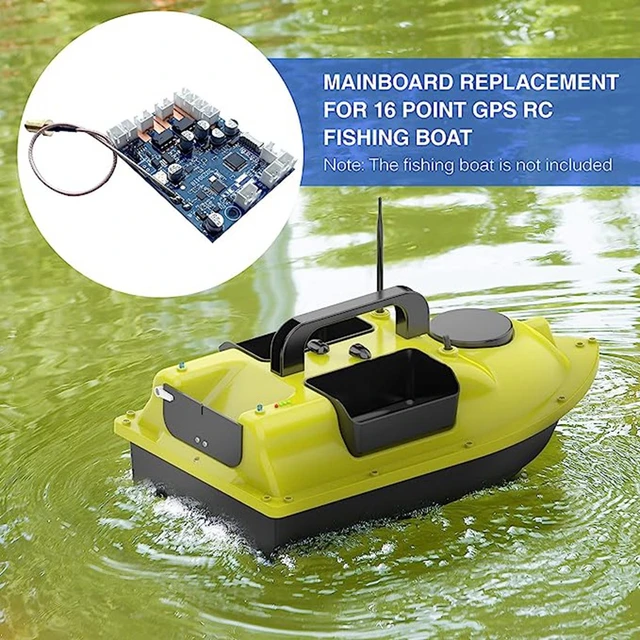 Fishing Boat Main Board 16 Point GPS RC Remote Control Fish Bait