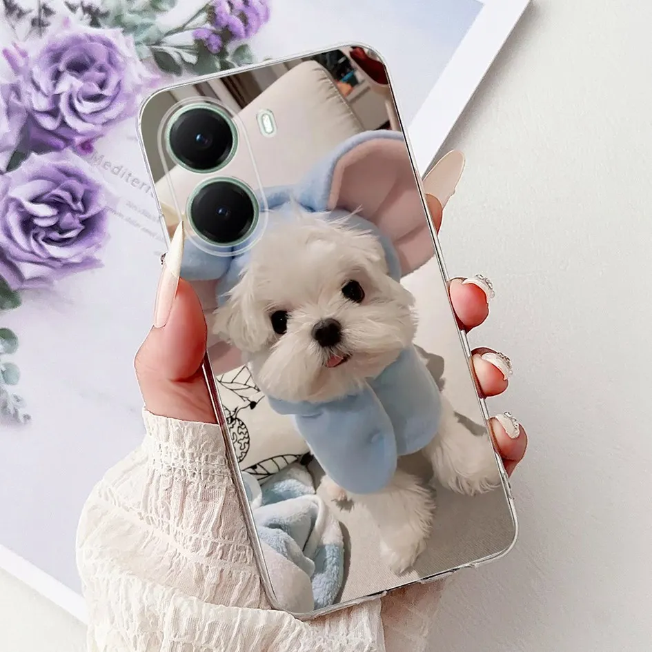 Cool Cartoon Animal Soft Silicone Clear Phone Case Cover