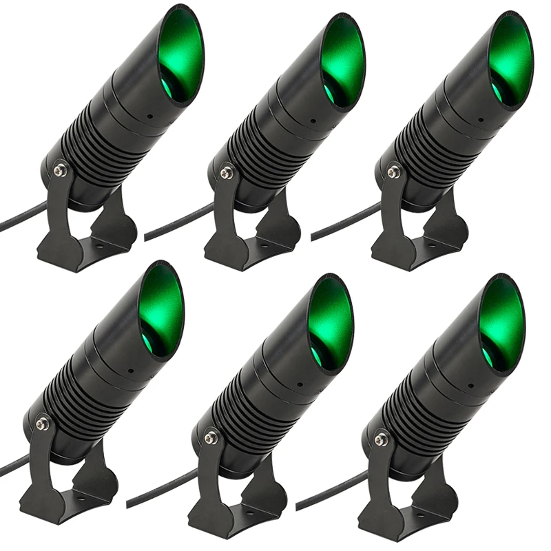LED COB Garden lighting 6PCS 7W 10W Outdoor Spike Lawn Lamp Waterproof Lighting Led Light Garden Path Spotlights AC110V 220V 12V