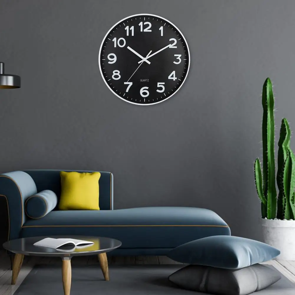 12-Inch Wall Clock High-precision Battery Operated Quartz Clock Wall Art Decoration Analog Decorative For Kitchen Bedroom Home 4