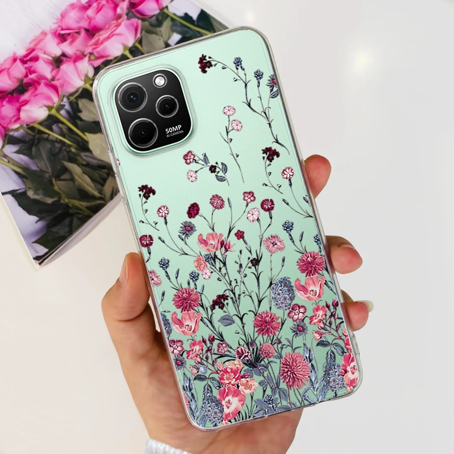 Stylish Painted Soft Silicone Phone Case - Huawei Nova Series