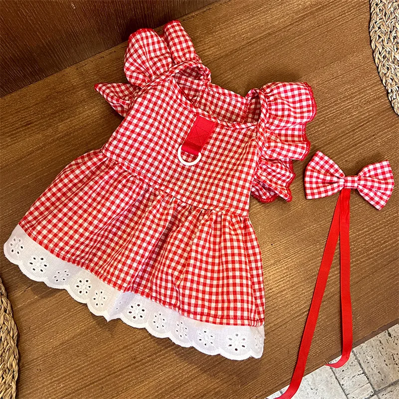 Cat Dog Dress Summer Flying Sleeve - PeticaDeals