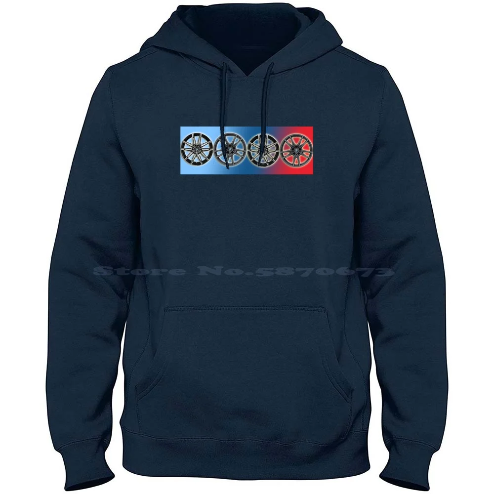 

4 Wheels 100% Cotton Hoodie Wheels 4 M Power Sports