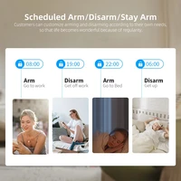 GSM WiFi Smart Alarm System Wireless DIY Smart Home Security System With APP Control Works with Alexa for Houses Apartments - Image 5