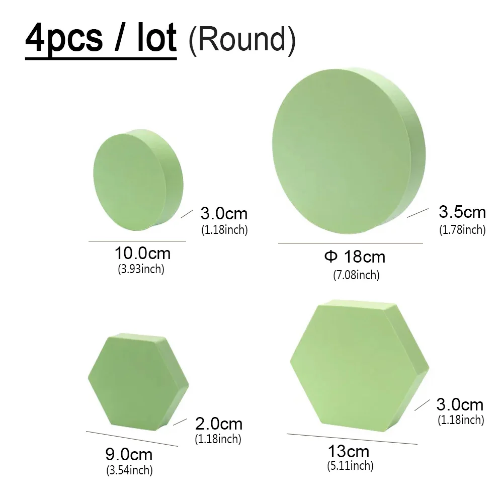4 pcs Green set R