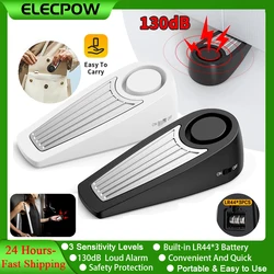Elecpow 130dB Loud Personal Self Defense Alarm Mini Portable Door Stop Alarm Outdoor Travel Safety Protection Alarm For Women