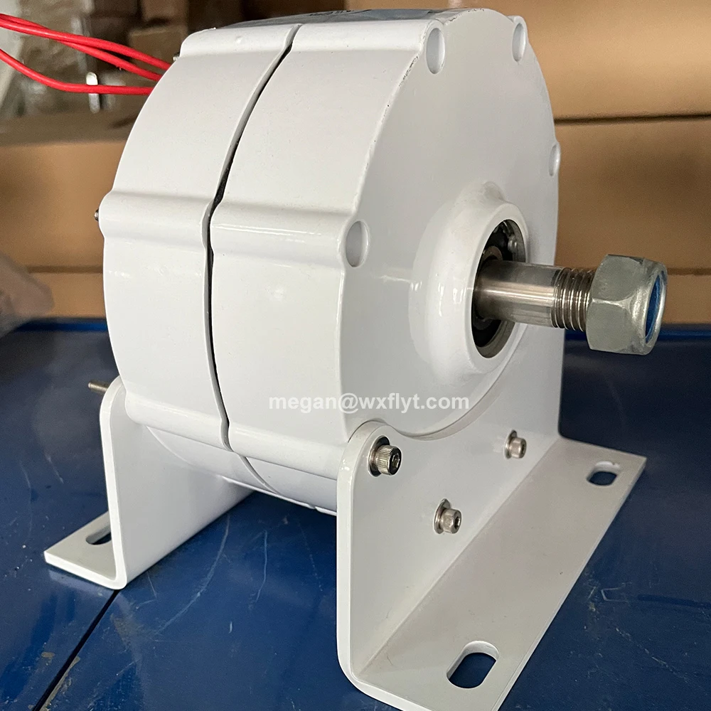 Electric Generator 3KW 4KW 2KW 1KW Low Speed 24V 12V 48V 3 Phase Gearless Permanent Magnet AC Alternators For Wind Water Turbine