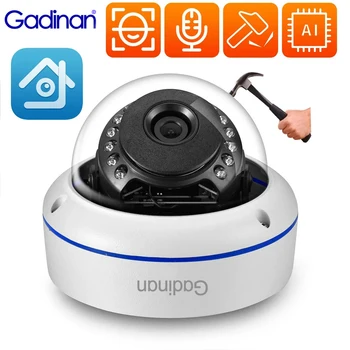 Gadinan 4K 8MP POE IP Camera Audio Outdoor H.265 Onvif Wide Angle Night Vision Face Detection 4MP Home CCTV Video Surveillance 1