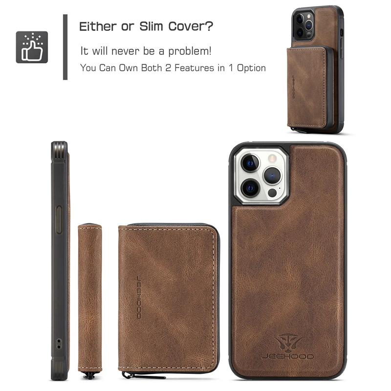 Luxury Card Pocket Phone Case for iPhone 15 Pro Max 11 12 13 14 Pro Max 15 Plus 13 Pro Wallet Shockproof Back Cover