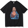 Young Miko Print T-Shirt Unisex Fashion Trend Loose Cotton Round Neck Short Sleeve Men's T-shirt Clothing Summer Streetwear Tops 3