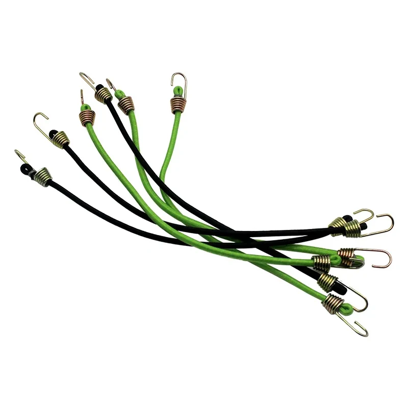 Heavy Duty Rope Elastic Bungee Cords Luggage Cord Child Cycling Stretch Pull Strap Tow Fixed Item Tool 10 inches