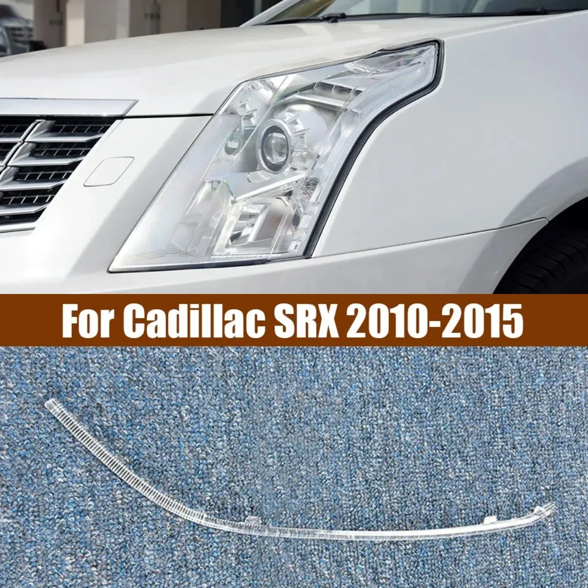 

For Cadillac SRX Lamp LED DRL Daytime Running Light Light Guide Daytime Running Light Tube Running Light Strip 2010 2011 - 2015