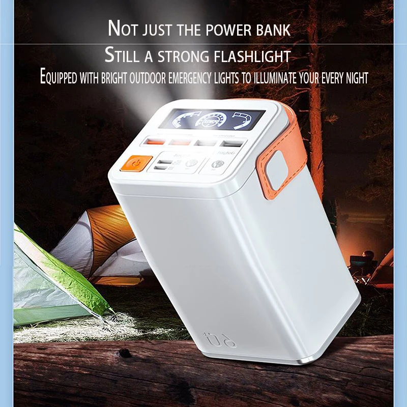 100% 야외 비상 휴대용 모바일 전원 공급 장치 휴대폰 충전기, 60000mah 보조배터리 100% 대용량 보조배터리, 신제품