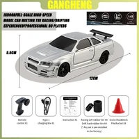 2.4G RC Mini Toys 1/43 RC Racing Car 4WD Fully Proportional RTR with Gyro Radio Control Drifting Cars High Speed Model Gifts 1