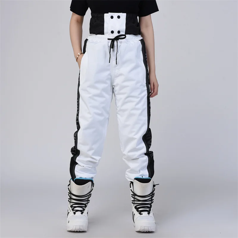 2024 Ski Pants Male Female Windproof Waterproof Winter Warm Snowboard Ski Trousers Reflective Snowboard Pants For Men And Women 3