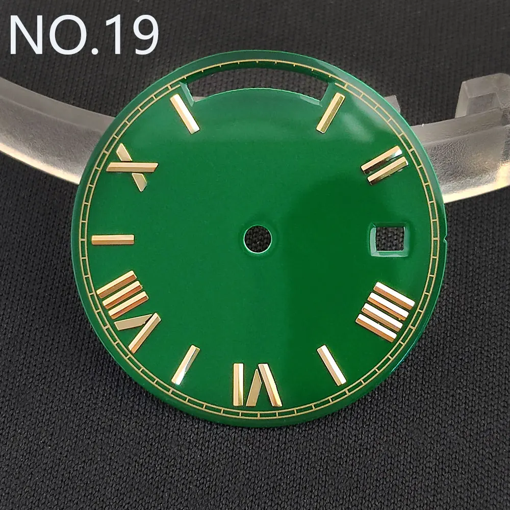 Blue Luminous 29mm Watch Dial - Sterile Mod Style