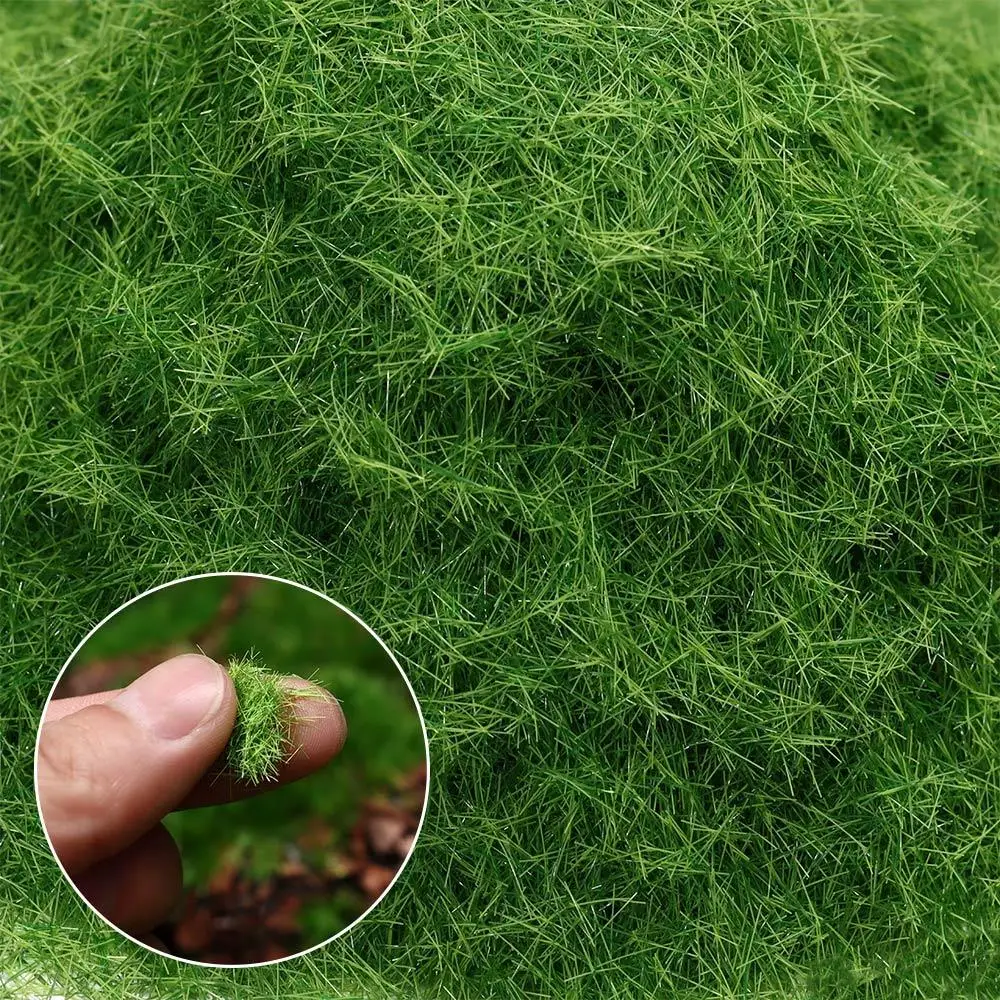 30g 5mm Accessories Scenery Making Simulation Plants Static Grass Turf Lawn Scene Material Nylon Grass Powder Micro Landscape