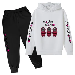 2021 outono e inverno esportes terno impresso lula jogo do menino hoodie roupas de bebê jaqueta camisola jogging camisola roupas