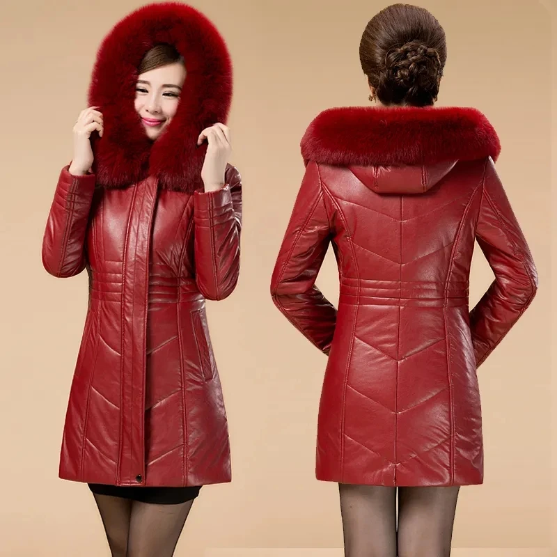 Новинка-2024-пуховое-хлопковое-пальто-женская-Длинная-зимняя-куртка-из-искусственной-кожи-пуховые-парки-утепленное-теплое-пальто-с-подкладкой-женская-верхняя-одежда