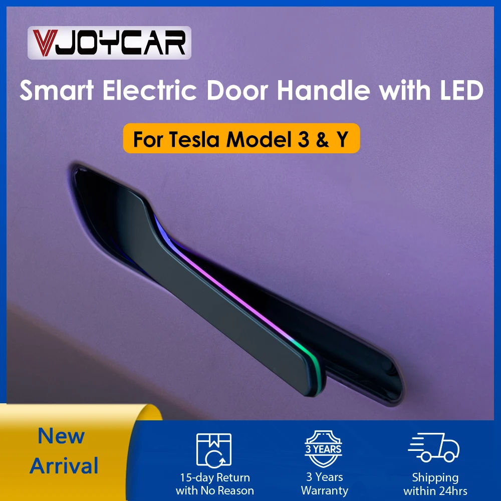 LatestModel3YElectricSmartAutoDoorHandleColorfulHandlebar