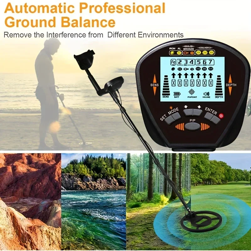 High Precision MD-830 Gold Metal Detector Coil Underground Professional Waterproof Metal Hand Archaeology Held Detector