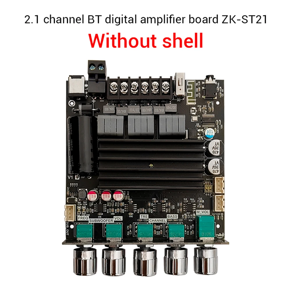 ZK-ST21 2.1 Channel Bluetooth Amplifier Board 100w+100w+200w