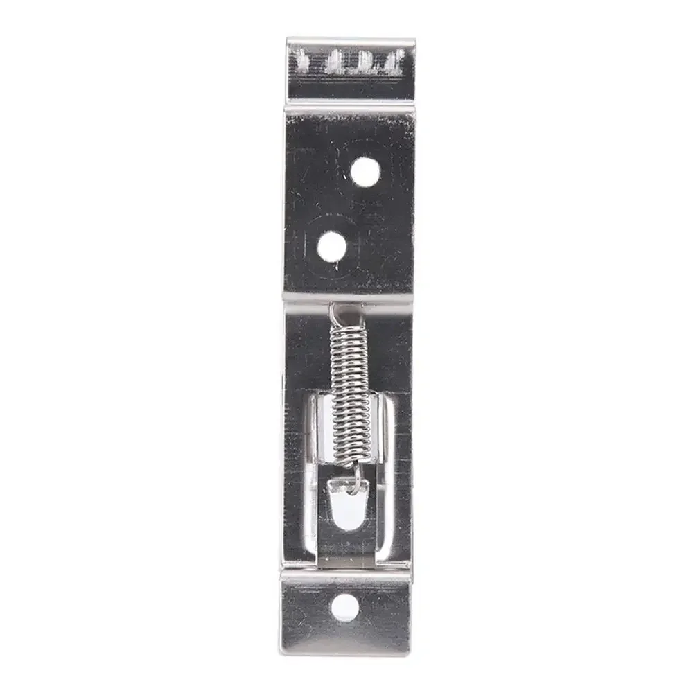 1 Pair Car License Plate Frame Holder Trailer Number Plate Clips Spring Loaded Stainless Steel Bracket Truck Frame Holder Clamp License Plate Holder