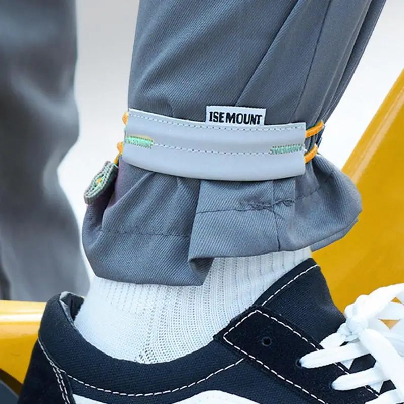 Reflective Ankle Bands Cycling Wrist Ankle Bands Strap Adjustable Elastic Cycling Accessory Reflective Daily Use Straps For