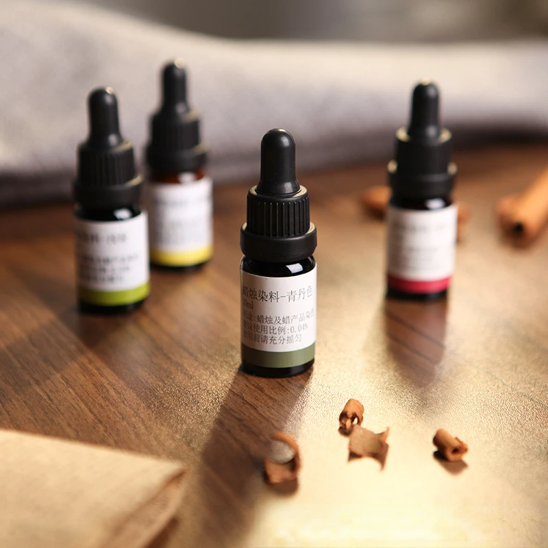Liquid Candle Dye Pigment DIY Handmade Aromatherapy Candle Colorant Supplies 10ml/bottle candle dyes pigment,soy candle wax pigment,candle dyes kit