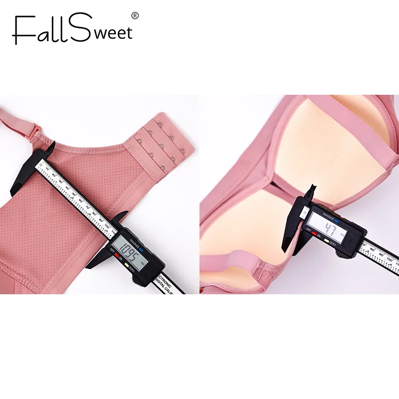 FallSweet Seamless Push Up Bra for Woman Wireless Plus Size Bras with Pendant Women's Intimates No Pads Breathable Brassiere 5